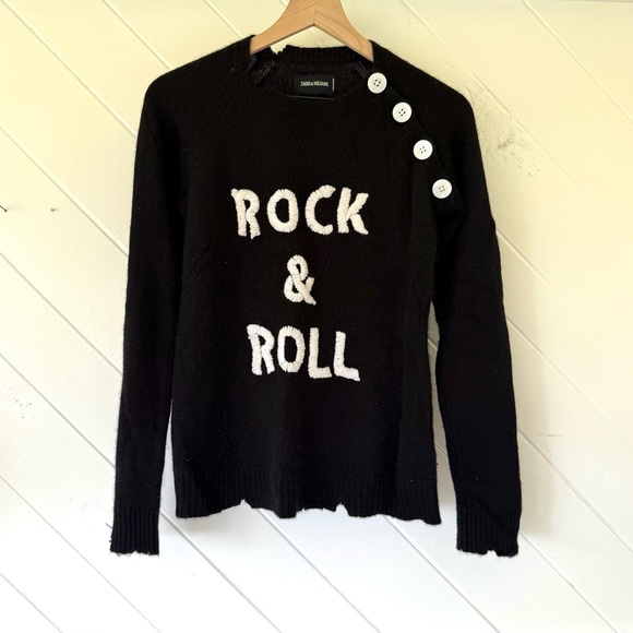 Zadig & Voltaire Rock & Roll Reglis Cashmere sweater - Picture 2 of 10